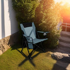 Kijaro Portable Camping Chairs - Enjoy the Outdoors with a Versatile Folding Sports Chair for Outdoor & Lawn - Dual Lock Feature Locks Position – Hallet Peak Gray - Image 8