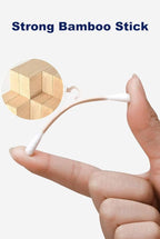 300ct Cotton Swabs with Strong Bamboo Sticks by Xumzee: 100% Pure Natural Cotton - Image 3