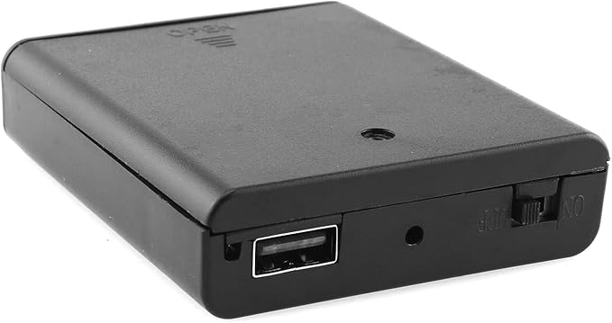 DGZZI 4xAA Battery Box 4 Slots AA Black Battery Storage Cases - Image 5