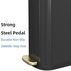 2.6 Gallon Slim Bathroom Trash Can - Image 7