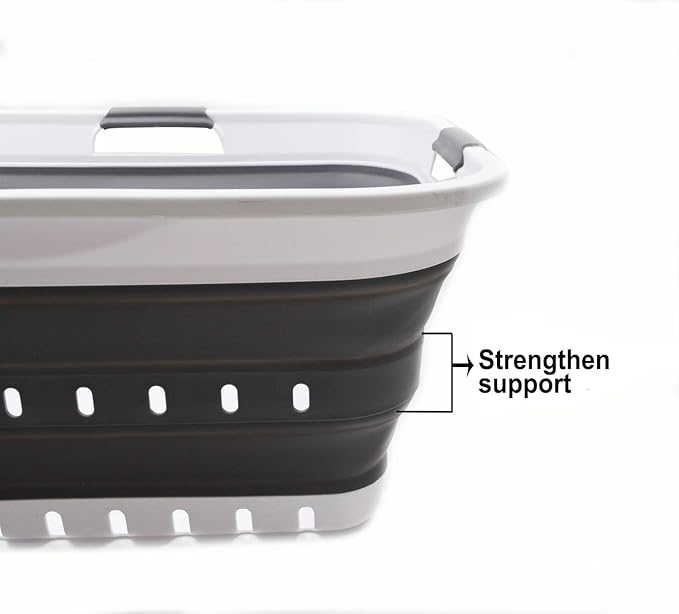 SAMMART 42L Collapsible Plastic Laundry Basket - Image 6