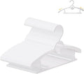 50 Pack Baby Hangers, Non-Slip Kids Hanger, Space Saving Plastic Hangers by YeJieYJ