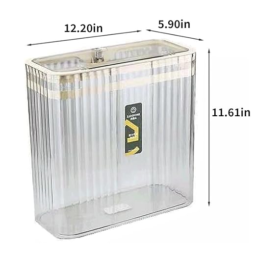 Bathroom Trash Can with Lid3.5 Gallon Garbage Can，for Bedroom, Plastic Slim - Image 6