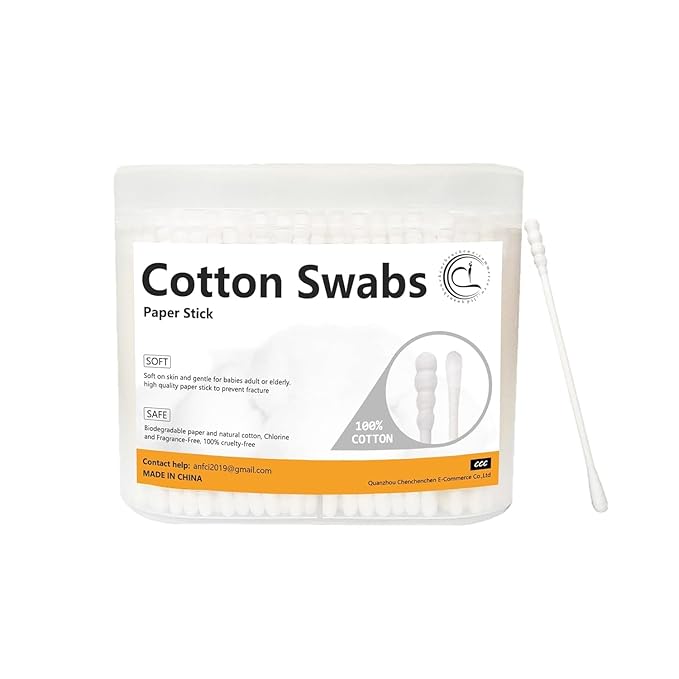 2000pcs Tiny Cotton Buds, with Round & Spiral, Suitable by qzcccecl