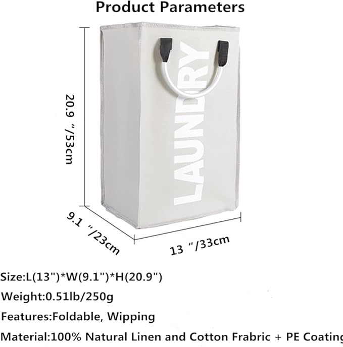 Laundry Basket, Durable Handles - Image 2