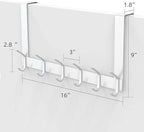 DOKU Over The Door Hook, Heavy Duty Over Door Hanger Holder - Image 5