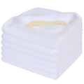 SINLAND Microfiber Facial Cloths Fast Drying Washcloth 12inch x 12inch White 6 by SINLAND