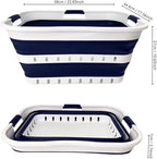 SAMMART 42L Collapsible Plastic Laundry Basket - Image 9