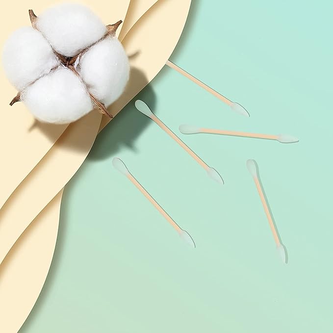 200pcs Natural Bamboo Cotton Swabs, Eco-Friendly & Biodegradable – Comfortable - Image 8