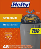 Hefty Strong Extra Large Trash Bags, 33 Gallon - Image 2