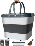 35lbs Dog Food Storage Container, Collapsible Dog Food Container, Airtight Pet by HOYTAMDARHOMESTORAGE