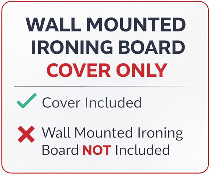 TIVIT Ironing Board Cover for Handi-Press Iron-A-Way Wall Mounted Ironing - Image 2
