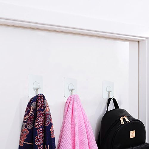 FOTYRIG Adhesive Hooks 15lb 180 Degree Rotating Heavy Duty Sticky Wall Hooks - Image 8
