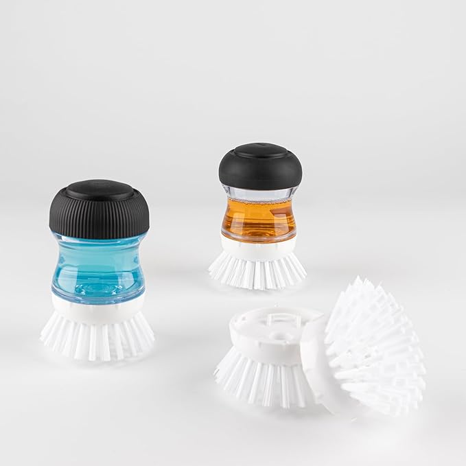 Dish Scrub Brush with Soap Dispenser, Kitchen Brush - Image 9