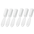 6Pcs Handle Grip Nail Brush, Hand Fingernail Cleaner Brush Manicure Tools Scrub by SQULIGT