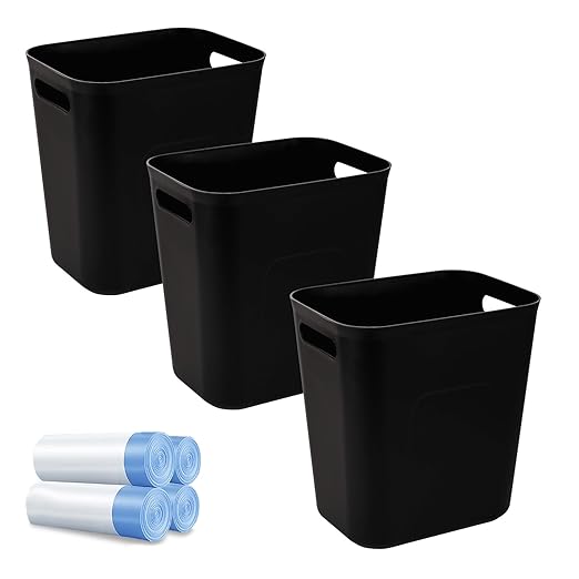 UUJOLY Small Bathroom Trash Can by UUJOLY