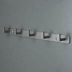Coat Rack, Heavy Duty Stainless Steel 5 Tri Coat Hook Hanger, Wall Mounted by Vanloory