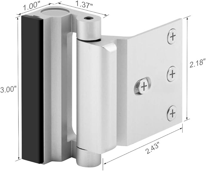 Home Security Door Reinforcement Lock - Image 8