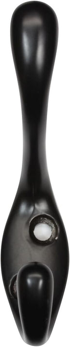 Rok Hardware Heavy Duty Dual Coat Hook, 10 Pack ROKCH101BLK - Image 4