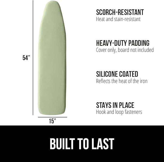 GORILLA GRIP The Original Ironing Board Cover and Pad, Silicone Coating - Image 2