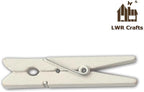 LWR CRAFTS Wooden Small Clothespins 1-7/8" 4.8cm 50 Pieces Per Pack - Image 9