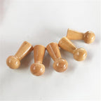 Wooden Shaker Peg Wood Screw-on Shaker Pegs 1.5 Inch Long Unfinished Wood - Image 4