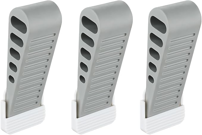 JQK Rubber Door Stopper Wedge, Wooden Floor, DSB61-GY-P3 by Homeimprovement