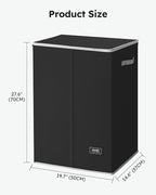 SOLEDI Laundry Hamper with Lid 130L Large & Tall Collapsible Laundry Basket - Image 7