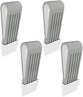 4 Pack Rubber Door Stopper Wedge by doorstop