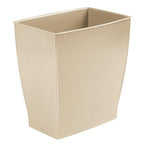 iDesign Small Plastic Bathroom Trash Can, Slim Rectangle Garbage Bin - Image 9