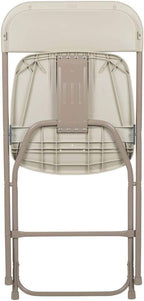 Flash Furniture Hercules™ Series Plastic Folding Chair - Beige - 2 Pack 650LB Weight Capacity Comfortable Event Chair-Lightweight Folding Chair - Image 10