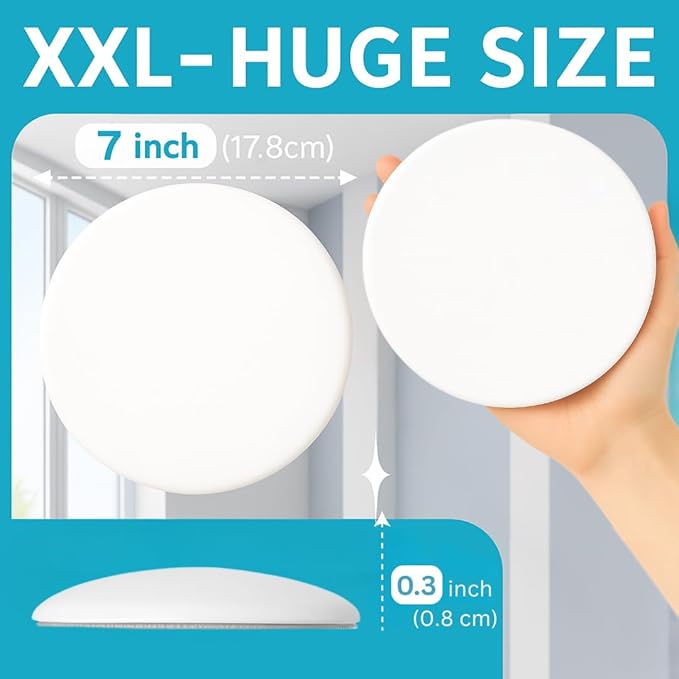 Strongest Home Wall & Door Handle Stopper, Quiet Wall Protector - Image 2
