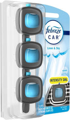 Febreze Car Air Freshener, Odor-Fighting Automotive Vent Clip, Linen & Sky Scent - Image 10