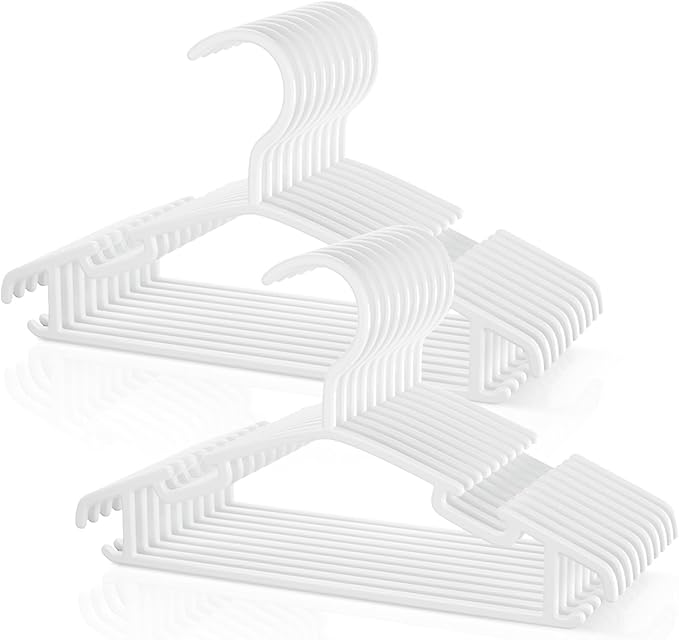 Kids Plastic Hangers, Baby Clothes Hangers by VILICK