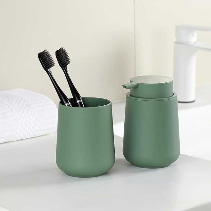 Matte Sage Green Toothbrush Holder - Image 5