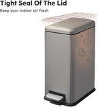 Bathroom Bin 17L, Kitchen Bins Small Trash Can - Image 7