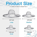 Maxware 4PCS Heavy Duty Stainless Steel Sink Strainer, Sink Basket Set - Image 3
