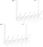 Door Hooks for Hanging, Over The Door Towel Racks for Bathroom, Coat Rack Door by Optish