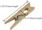 HAHIYO Wooden Clothes Pins Clothespins Small Do NOT Fall Apart 1.38 inches - Image 2