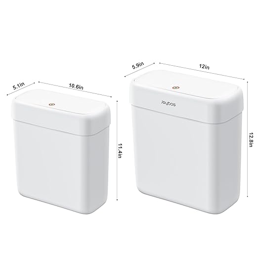funest 2 Pack Bathroom Trash Can - Image 5
