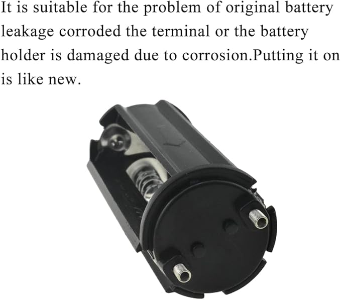 HAHIYO 3xAAA Cylindrical Battery Holder Black Adapter Tube Case Not Corrode - Image 2
