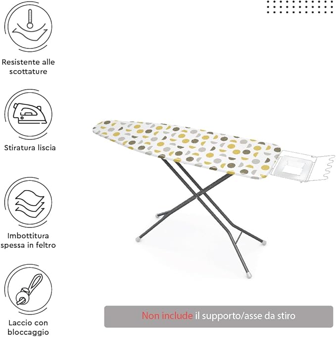 Encasa XO Ironing Board Cover and Pad 49"x18" - Image 3