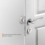 2 Pack Concave Wall Door Bumper Stop Brushed Satin Nickel – 2-1/2” Outside - Image 5