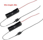 3.7V 18650 Battery Holder 3PCS Single Slot 18650 Battery Case Box - Image 2