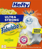 Hefty Ultra Strong 13 Gallon Trash Bags, Tall Kitchen Trash Bags 13 Gallon Size - Image 2