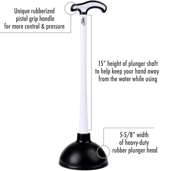 Fuller Brush Bowl Brush & Plunger in Caddy Set– 16-Inch Long Handle Brush – - Image 6