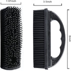 Rubber Pet Hair Removal Brush Lint & Cat Dog Hair Remover Brush Pet Silicone - Image 2