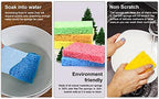 ARCLIBER Cellulose Sponges, Heavy Duty Scrub Kitchen Sponge, Clean Tough Messes - Image 9