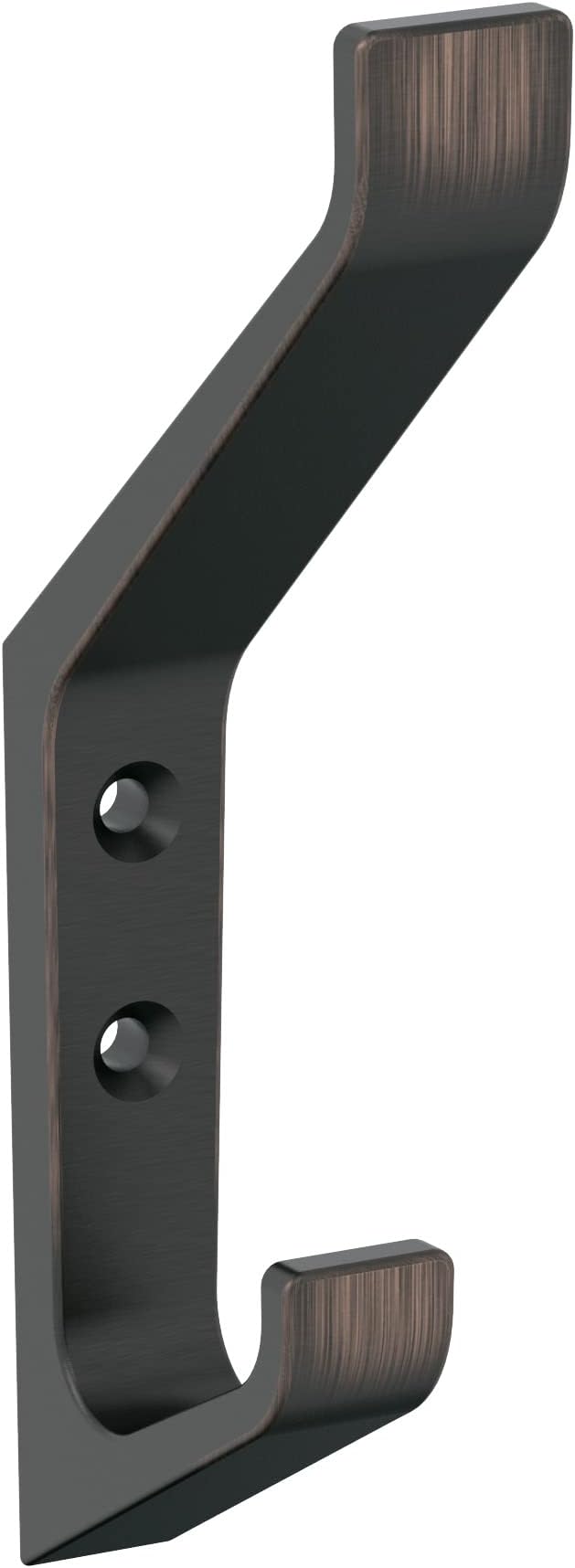 Amerock H37003ORB | Emerge Double Prong Decorative Wall Hook | Oil Rubbed by Amerock