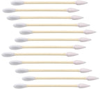 1000 Count Organic Bamboo Cotton Swabs by Rouceyxin